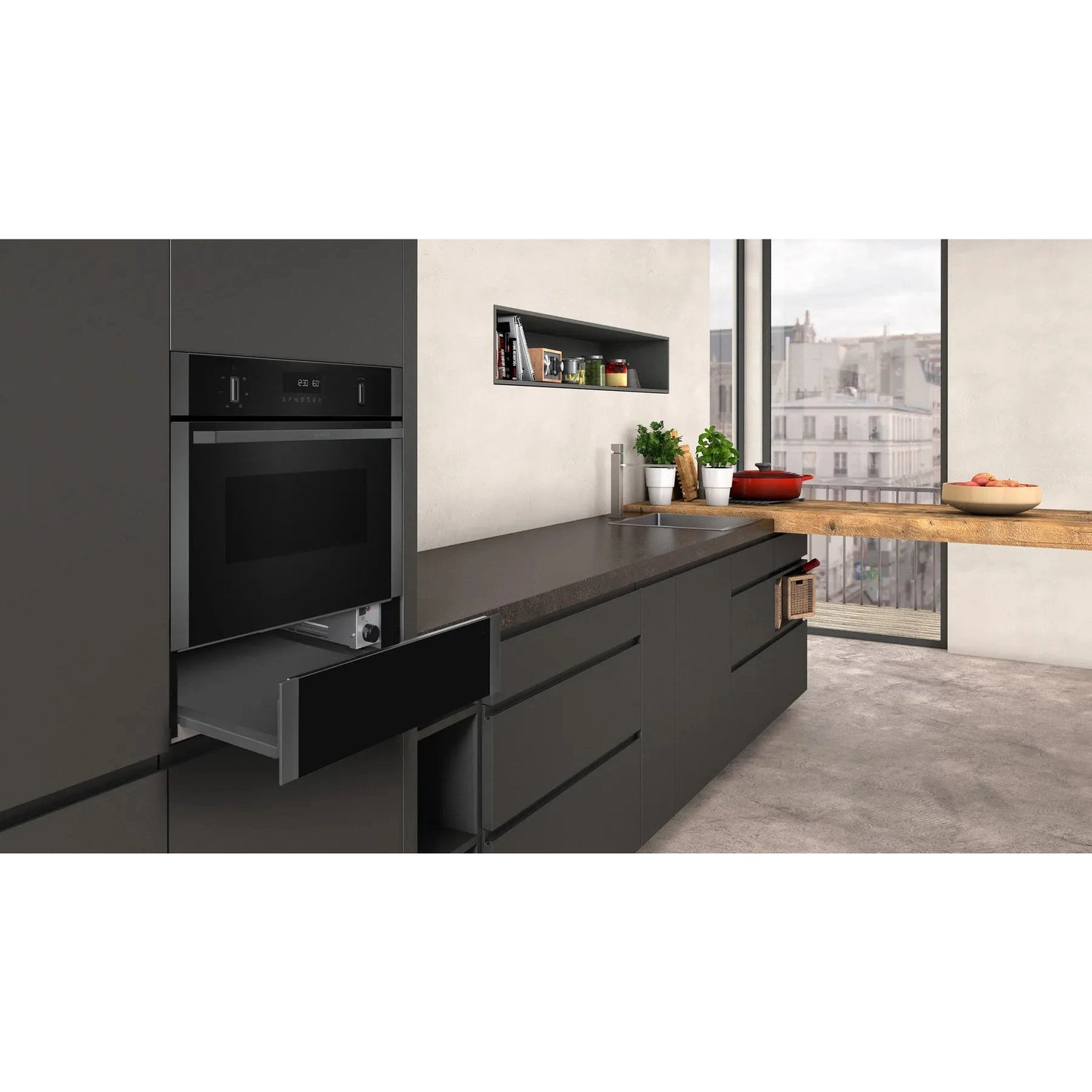 Neff N50 14cm Warming Drawer - Graphite | N1AHA01G0B