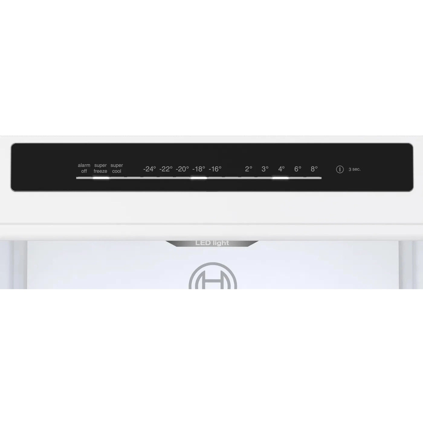 Bosch Series 4 186x60 Fridge Freezer Stainless Steel KGN362LDFG