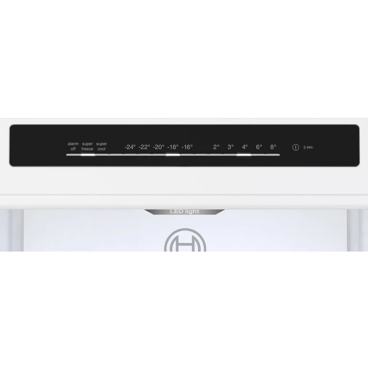 Bosch Series 4 186x60 Fridge Freezer Stainless Steel KGN362LDFG