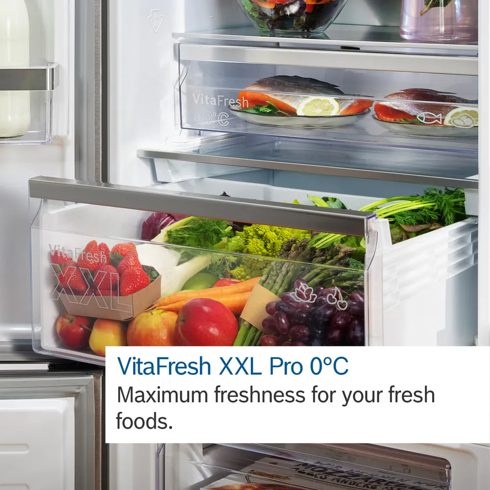 Bosch Series 4 Fridge Freezer - Stainless Steel | KGN392LBFG