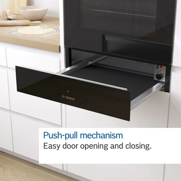 Bosch Series 8 29cm Warming Drawer Black