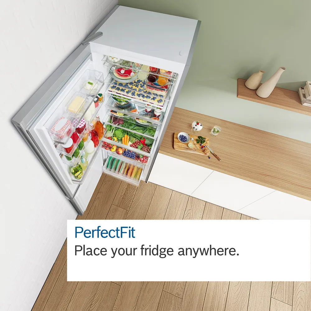 Bosch Series 4 Fridge Freezer Stainless Steel A Rated KGN392LAFG