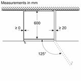 Bosch Series 6 Fridge Freezer White KGN39AWCTG