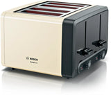 Bosch 4 Slot Toaster - Cream | TAT4P447GB