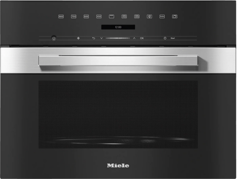 Miele PureLine Built-in Microwave DirectSensor Black & S/Steel M 7244 TC