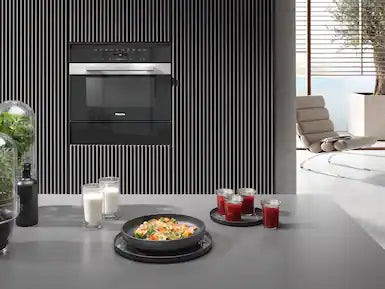 Miele PureLine Built-in Microwave DirectSensor Black & S/Steel M 7244 TC