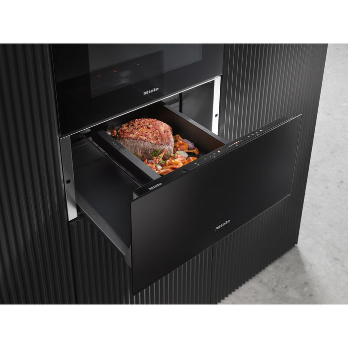 Miele 29cm PureLine Warming Drawer Obsidian Black ESW 7020 11093320