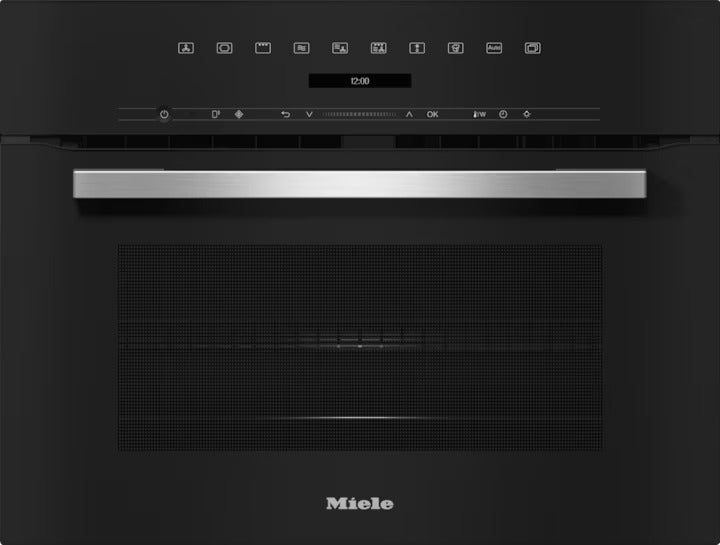 Miele BlackLine Combi Oven & Microwave Obsidian Black H 7145 BM