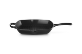 Le Creuset Signature 26cm Cast Iron Square Grillit - Satin Black | 20183260000422