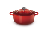 Le Creuset Signature 22cm Cast Iron Round Casserole - Cerise | 21177220602430