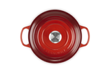 Le Creuset Signature 24cm Cast Iron Round Casserole - Cerise | 21177240602430