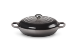 Le Creuset Signature 30cm Cast Iron Shallow Casserole - Flint | 21180304442430
