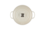Le Creuset Signature 20cm Cast Iron Round Casserole - Meringue | 21177207164430