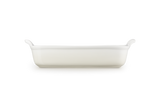 Le Creuset 32cm Stoneware Heritage Rectangular Dish - Meringue | 71102327160001