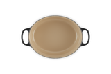 Le Creuset Signature 27cm Cast Iron Oval Casserole - Satin Black | 21178270002430