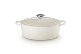 Le Creuset Signature 27cm Cast Iron Oval Casserole - Meringue | 21178277164430