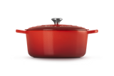Le Creuset Signature 30cm Cast Iron Round Casserole - Cerise | 21177300602430