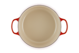 Le Creuset Signature 30cm Cast Iron Round Casserole - Cerise | 21177300602430