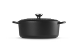 Le Creuset Signature 29cm Cast Iron Oval Casserole - Satin Black | 21178290002430