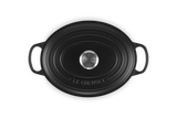 Le Creuset Signature 29cm Cast Iron Oval Casserole - Satin Black | 21178290002430