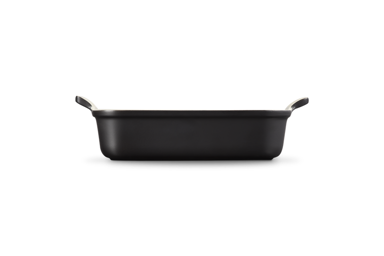 Le Creuset 26cm Stoneware Heritage Rectangular Dish - Satin Black | 71102260000001
