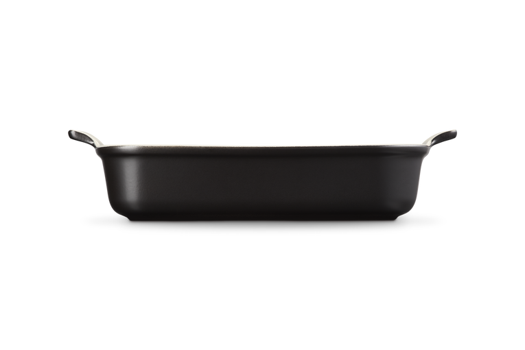 Le Creuset 32cm Stoneware Heritage Rectangular Dish - Satin Black | 71102320000001