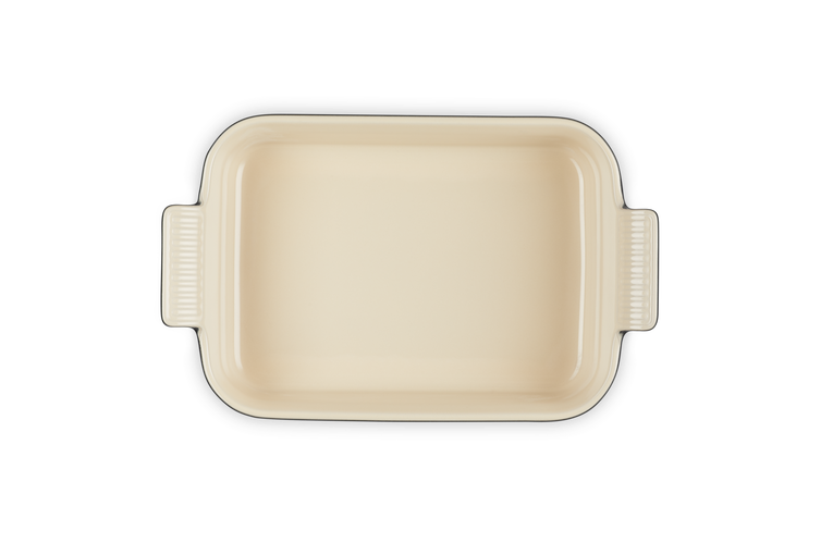 Le Creuset 26cm Stoneware Heritage Rectangular Dish - Satin Black | 71102260000001