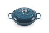 Le Creuset Signature 26cm Cast Iron Shallow Casserole - Deep Teal | 21180266422430