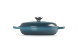 Le Creuset Signature 26cm Cast Iron Shallow Casserole - Deep Teal | 21180266422430