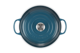 Le Creuset Signature 26cm Cast Iron Shallow Casserole - Deep Teal | 21180266422430