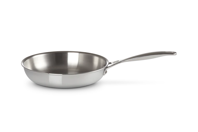 Le Creuset Signature 24cm Uncoated Frying Pan - Stainless Steel | 96600224000100