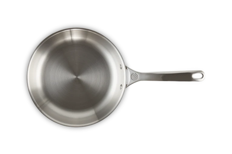 Le Creuset Signature 24cm Uncoated Frying Pan - Stainless Steel | 96600224000100