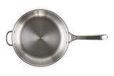 Le Creuset Signature 28cm Uncoated Frying Pan with Helper Handle - Stainless Steel | 96600228000100