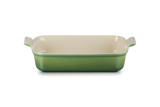 Le Creuset 32cm Stoneware Heritage Rectangular Dish - Bamboo Green | 71102324080001