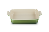 Le Creuset 32cm Stoneware Heritage Rectangular Dish - Bamboo Green | 71102324080001