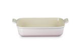Le Creuset 32cm Stoneware Heritage Rectangular Dish - Shell Pink | 71102327770001