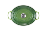Le Creuset Signature 29cm Cast Iron Oval Casserole - Bamboo Green | 21178294082430