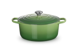 Le Creuset Signature 28cm Cast Iron Round Casserole - Bamboo Green | 21177284082430