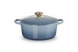Le Creuset Signature 24cm Cast Iron Round Casserole - Chambray | 21177244344441