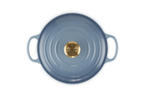 Le Creuset Signature 24cm Cast Iron Round Casserole - Chambray | 21177244344441