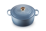 Le Creuset Signature 28cm Cast Iron Round Casserole - Chambray | 21177284344441