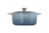 Le Creuset Signature 28cm Cast Iron Round Casserole - Chambray | 21177284344441