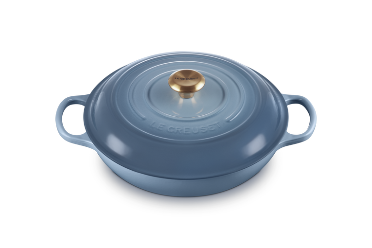 Le Creuset Signature 30cm Cast Iron Shallow Casserole - Chambray | 21180304344441