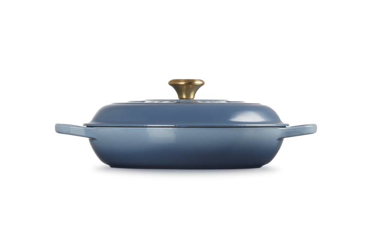 Le Creuset Signature 30cm Cast Iron Shallow Casserole - Chambray | 21180304344441