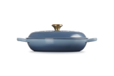 Le Creuset Signature 30cm Cast Iron Shallow Casserole - Chambray | 21180304344441