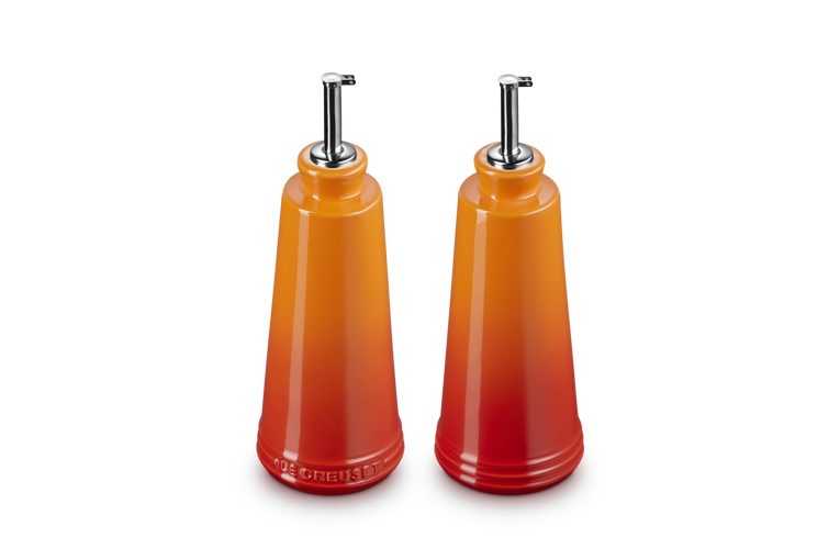 Le Creuset Signature Stoneware 300ml Oil & Vinegar Set  - Volcanic | 80803020900003