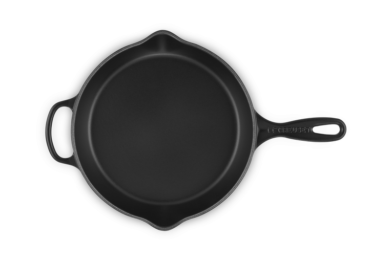 Le Creuset Signature 26cm Cast Iron Deep Skillet - Satin Black | 20187260000422