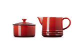 Le Creuset Signature Stoneware Milk & Sugar Set  - Cerise | 89331000600003