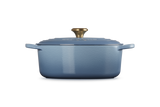 Le Creuset Signature 29cm Cast Iron Oval Casserole - Chambray | 21178294344441