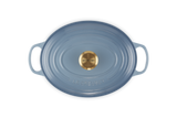 Le Creuset Signature 29cm Cast Iron Oval Casserole - Chambray | 21178294344441